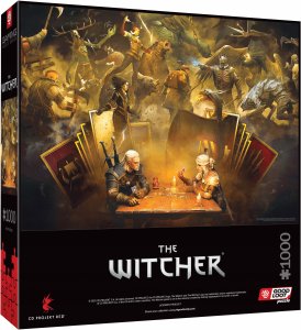 Good Loot Puzzle Gaming Puzzle: The Witcher (Wiedźmin) Playing Gwent 1000 elementów 2