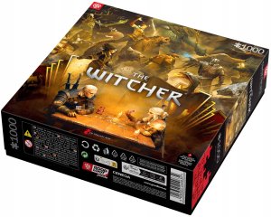 Good Loot Puzzle Gaming Puzzle: The Witcher (Wiedźmin) Playing Gwent 1000 elementów 8