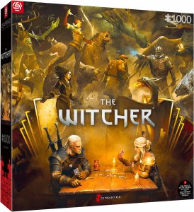 Good Loot Puzzle Gaming Puzzle: The Witcher (Wiedźmin) Playing Gwent 1000 elementów 10