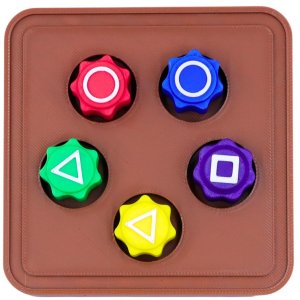 LeanToys Kości Do Gry W Gonggi Hacele Gra Zręcznościowa Squid Games Podstawka 5szt B LEAN TOYS 3