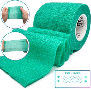 Revity Bandaż kohezyjny samoprzylepny Revity 5 cm x 4.5 m elastyczny opatrunek 12 szt. 3