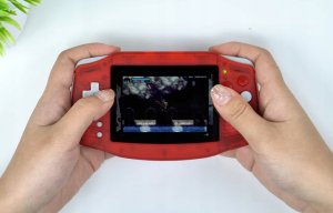 Konsola przenośna Anbernic Konsola przenośna dla gier retro ANBERNIC RG34XX Red 4