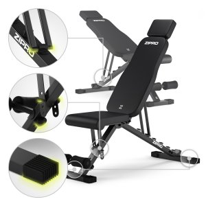 Zipro Ławka treningowa składana Grind 9