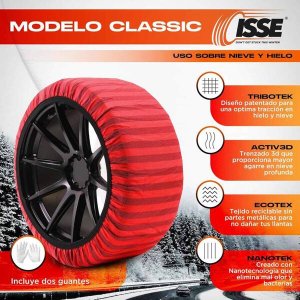 Isse Łańcuchy śniegowe tekstylne isse classic rozmiar 70 en16662-1-2020 onorm 5121- 2021 2 szt. 4