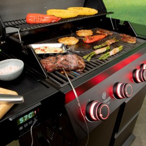 Landmann Cool Black 4.1 maxX Grill ogrodowy gazowy 18.6 kW 76 cm x 41 cm 11
