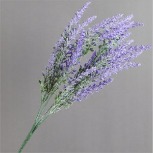 ITIMPORT SZTUCZNA Roślina LAWENDA 1 sztuka DEKORACJA do 36cm GAŁĄZKA OBFITA PIĘKNA 4
