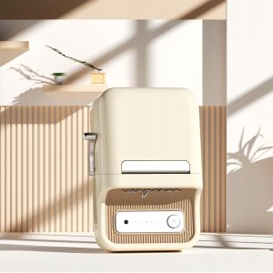 Drukarka etykiet Niimbot NIIMBOT Drukarka Termiczna NAKLEJKI Bluetooth B21 PRO KREMOWA 300dpi 12