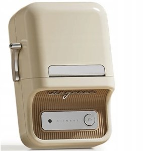 Drukarka etykiet Niimbot NIIMBOT Drukarka Termiczna NAKLEJKI Bluetooth B21 PRO KREMOWA 300dpi 2