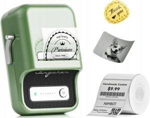 Drukarka etykiet Niimbot NIIMBOT Drukarka Termiczna NAKLEJKI Bluetooth B21 PRO Wydruk 2KOLORY 300dpi 2