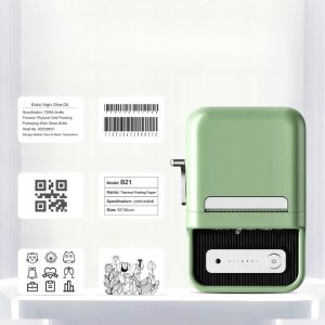 Drukarka etykiet Niimbot NIIMBOT Drukarka Termiczna NAKLEJKI Bluetooth B21 PRO Wydruk 2KOLORY 300dpi 9