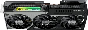 Karta graficzna ASRock Radeon RX 9070 XT Steel Legend Dark 16GB GDDR6 (RX9070XT SLD 16G) 7