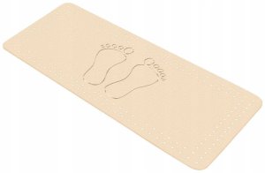 Kleine Wolke KLEINE WOLKE Foot Mata antypośl.Sandbeige 36x72 2