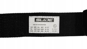 SLIDE_F Pasy sportowe Slide V2 Czarne 4P 2" E4 4