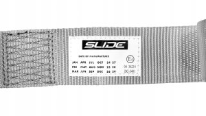 SLIDE_F Pasy sportowe Slide V2 Srebrne 4P 2" E4 4