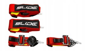 SLIDE_F Pasy sportowe Slide V2 Quick Czerwone 4P 3" 3