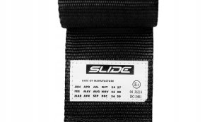 SLIDE_F Pasy sportowe Slide V2 Czarne 4P 3" E4 4