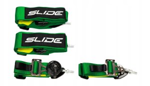 SLIDE_F Pasy sportowe Slide V2 Quick Ciemno Zielone 4P 3" 3