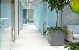 Lamela Kwietnik KARO 800x400x400 beton ECO recycled - jasny szary beton LA936-70 Lamela 12