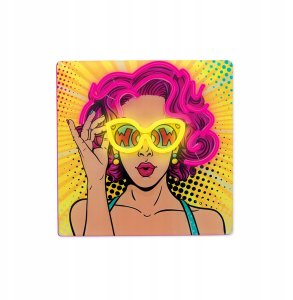 Forever Neon ART LED POWER WOMAN żółto fioletowy FLA02 Light 6