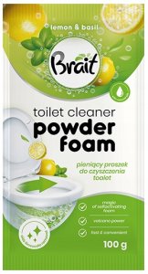 DRAMERS  BRAIT Wulkan Pieniący proszek do czyszczenia toalet Lemon & Basil 3 x 100 g 2