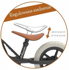 brightsign Chillafish Charlie 10" balance bike black from 1 5 to 4 years CPCH01BLA 3