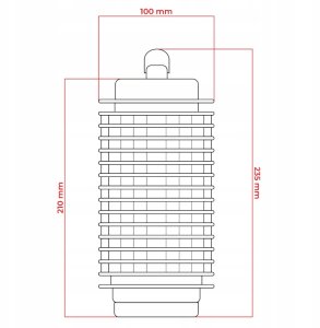 Oxe LUMIO mosquito lamp 1 2W 230V 30m2 101901 8