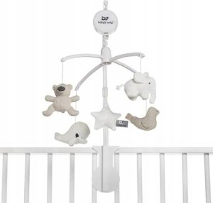 Clementoni Baby's only musical carousel animals 0+ Old pink/ Warm linen BO-815.023.061.50 7