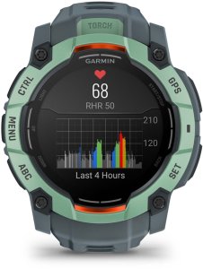 Zegarek sportowy Garmin Instinct 3 AMOLED - 50mm Zielony (010-03020-01) 4