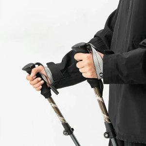 Static Control Kijki trekkingowe Qunature nordic walking aluminiowe 110 - 130 cm - brązowe 6
