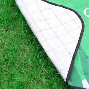 ProBeach Mata piknikowa Qunature koc wodoodporny turystyczny 2 x 2 m - zielona 4