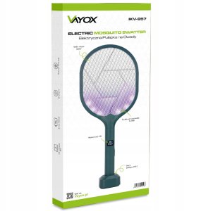 Vayox Elektryczna pułapka na owady, paletka z wyświetlaczem, zielona, 6xSMD 1200mAh (IKV-957) 11