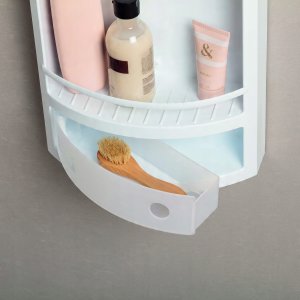 Qbrick TATAY Corner shelf with drawer white 154432001 4