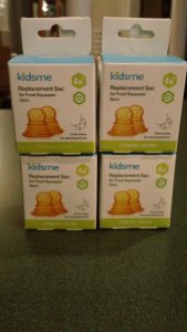Riff Kidsme Food Squezeer opatentowana silikonowa końcówka z dużymi otworami do półpłynnych pokarmów 2 gab. od 4 miesiąca 160364 2