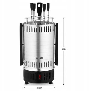 Zilan ZLN5565 Pionowy grill barbecue 900W 11