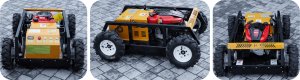 Kosiarka spalinowa Techrebal Kosiarka Zdalnie Sterowana Prato 550 Hybryda Spalinowa Pilot RC 50cm Loncin 15