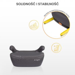 Fotelik samochodowy Caretero FOTELIK JAGUAR I-SIZE NAVY (125-150) 8