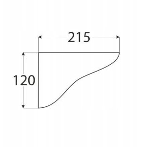Michelin HOLDER SHELF 120X215 5227 FIR 2