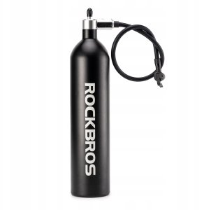 RockBros Zbiornik ciśnieniowy Rockbros do pompowania opon bezdętkowych tubeless 200 PSI 1.2l - czarny 4