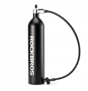 RockBros Zbiornik ciśnieniowy Rockbros do pompowania opon bezdętkowych tubeless 200 PSI 1.2l - czarny 5