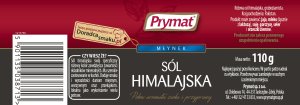 Prymat Sól himalajska PRYMAT, młynek, 110g 3