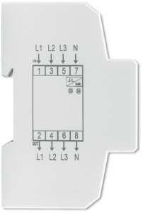 Qoltec Qoltec 3-Fazowy elektroniczny licznik | miernik zużycia energii na szynę DIN | 400V | 100A | LCD | 4P 5