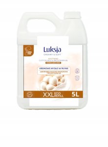 Luksja Kremowe mydło w płynie LUKSJA, bawełna, zapas 5l 2