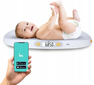 Ideal WAGA ELEKTRONICZNA DLA NIEMOWLĄT DZIECI DOKŁADNA APLIKACJA MIARA DO 25 KG 12