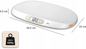 Ideal WAGA ELEKTRONICZNA DLA NIEMOWLĄT DZIECI DOKŁADNA APLIKACJA MIARA DO 25 KG 13