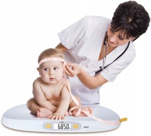 Ideal WAGA ELEKTRONICZNA DLA NIEMOWLĄT DZIECI DOKŁADNA APLIKACJA MIARA DO 25 KG 14