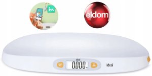 Ideal WAGA ELEKTRONICZNA DLA NIEMOWLĄT DZIECI DOKŁADNA APLIKACJA MIARA DO 25 KG 15