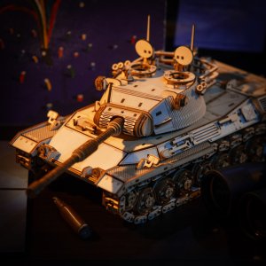 Little-Story Little Story Drewniane Puzzle Model 3D - Leopard 1 14