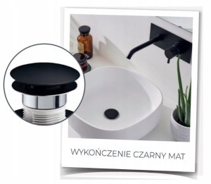 Syfon wirquin Wirquin syfon umywalkowy Nano quick-clack, czarny mat 30723978 3