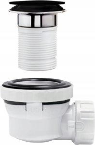 Syfon wirquin Wirquin syfon umywalkowy Nano quick-clack, czarny mat 30723978 4
