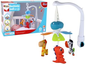 LeanToys Karuzela Do Łóżeczka Na Baterie Klips Uniwersalny Zawieszki Niebieska 2
